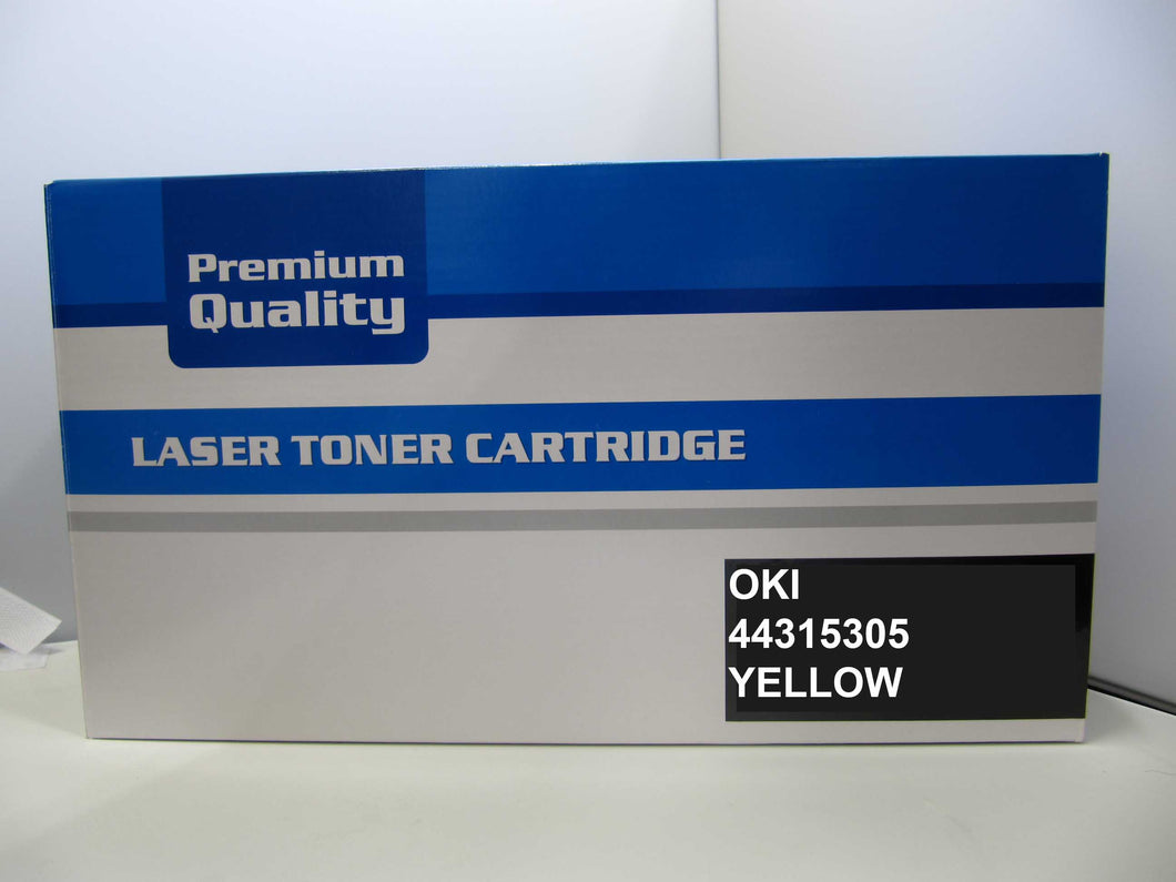 Printerinks4u Compatible Oki 44315305 Yellow Toner