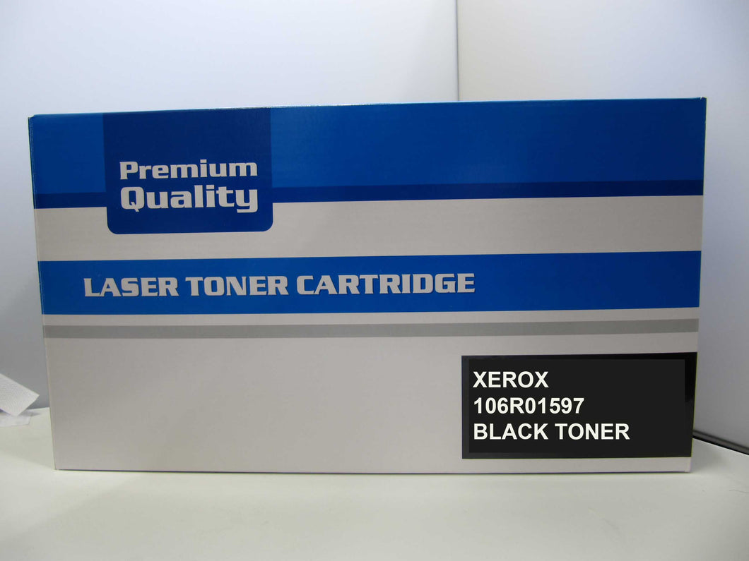 Printerinks4u Compatible Xerox 106R01597 Black Toner