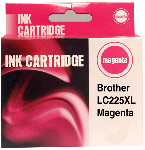 Compatible Brother LC225 Magenta Ink Cartridge