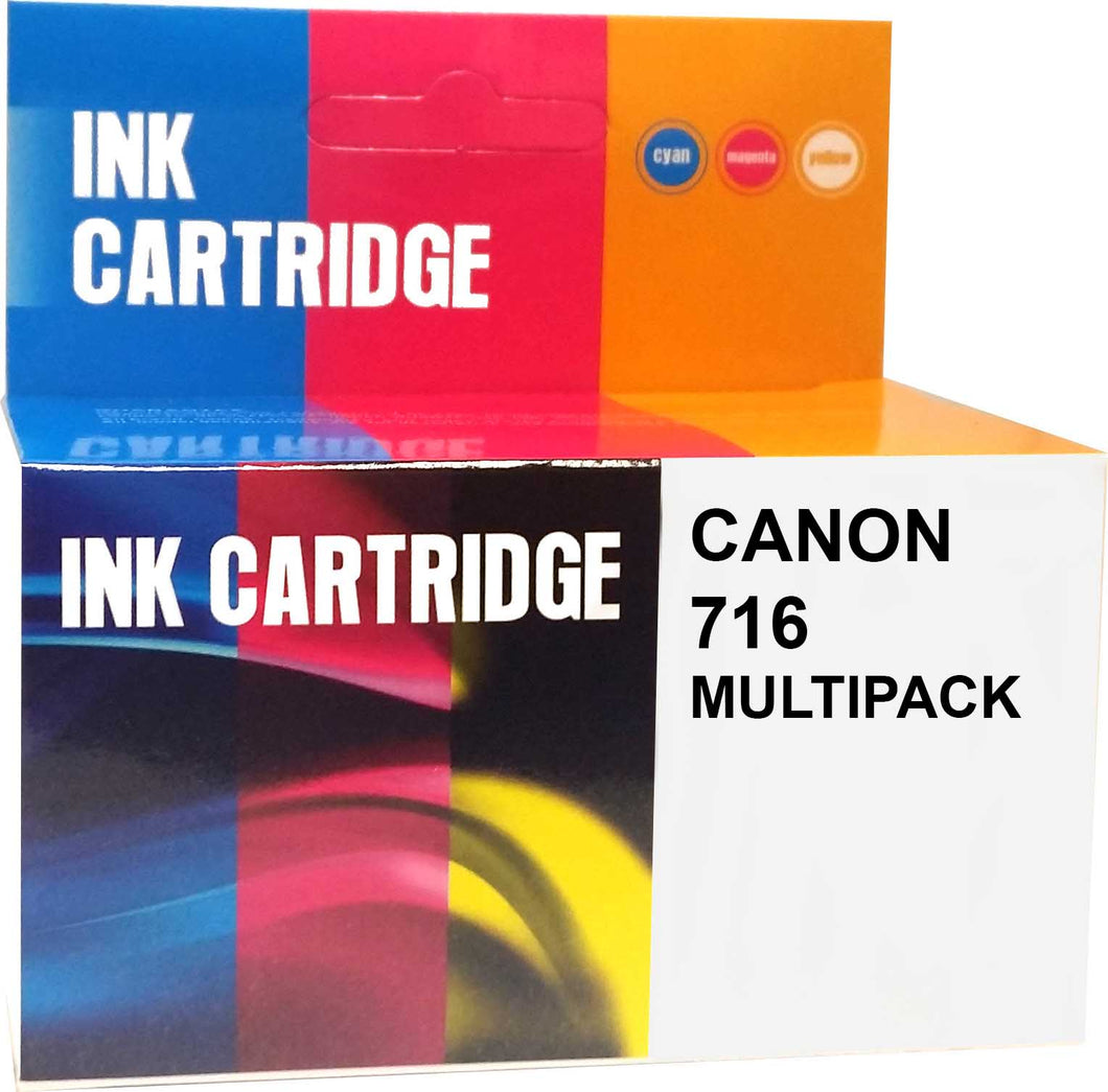 Printerinks4u Compatible Canon Compatible 716 Multipack (B/C/M/Y)