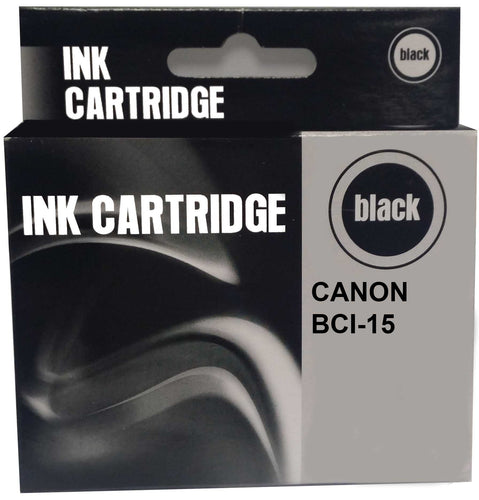 Printerinks4u Compatible Canon Cartridge BCI-15 Black Inkjet Cartridge