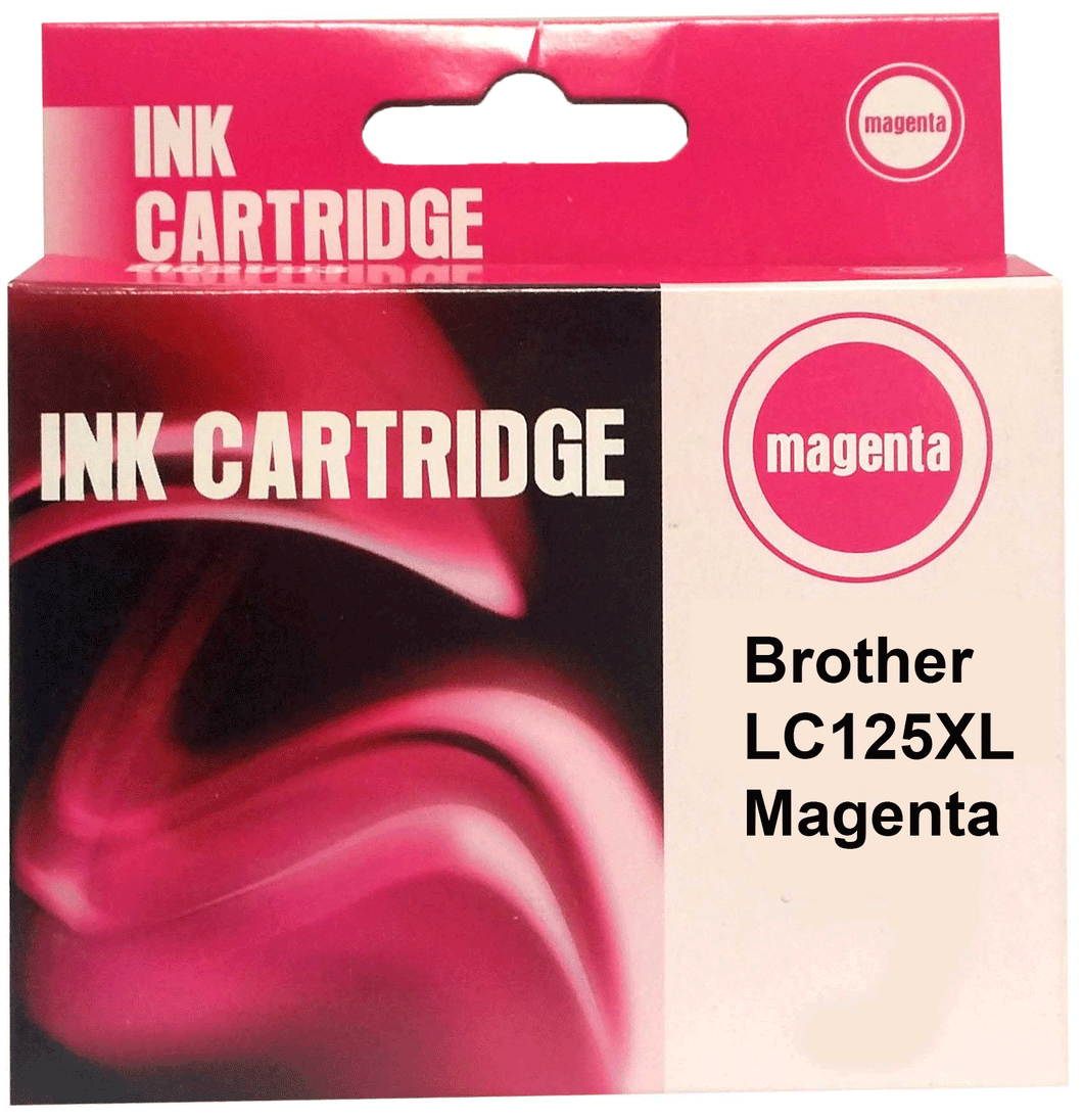 Compatible Brother LC125XL Magenta Ink Cartridge