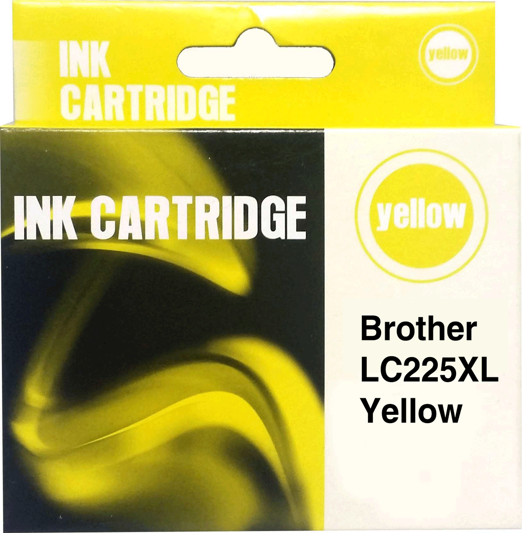Compatible Brother LC225 Yellow Ink Cartridge