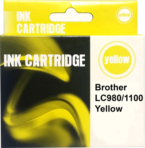 Printerinks4u Compatible Brother LC980/LC1100 Yellow Inkjet Cartridge