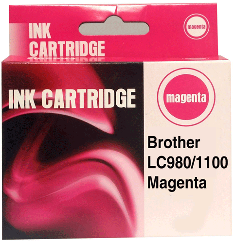 Compatible Brother LC970/1000 Magenta Ink Cartridge