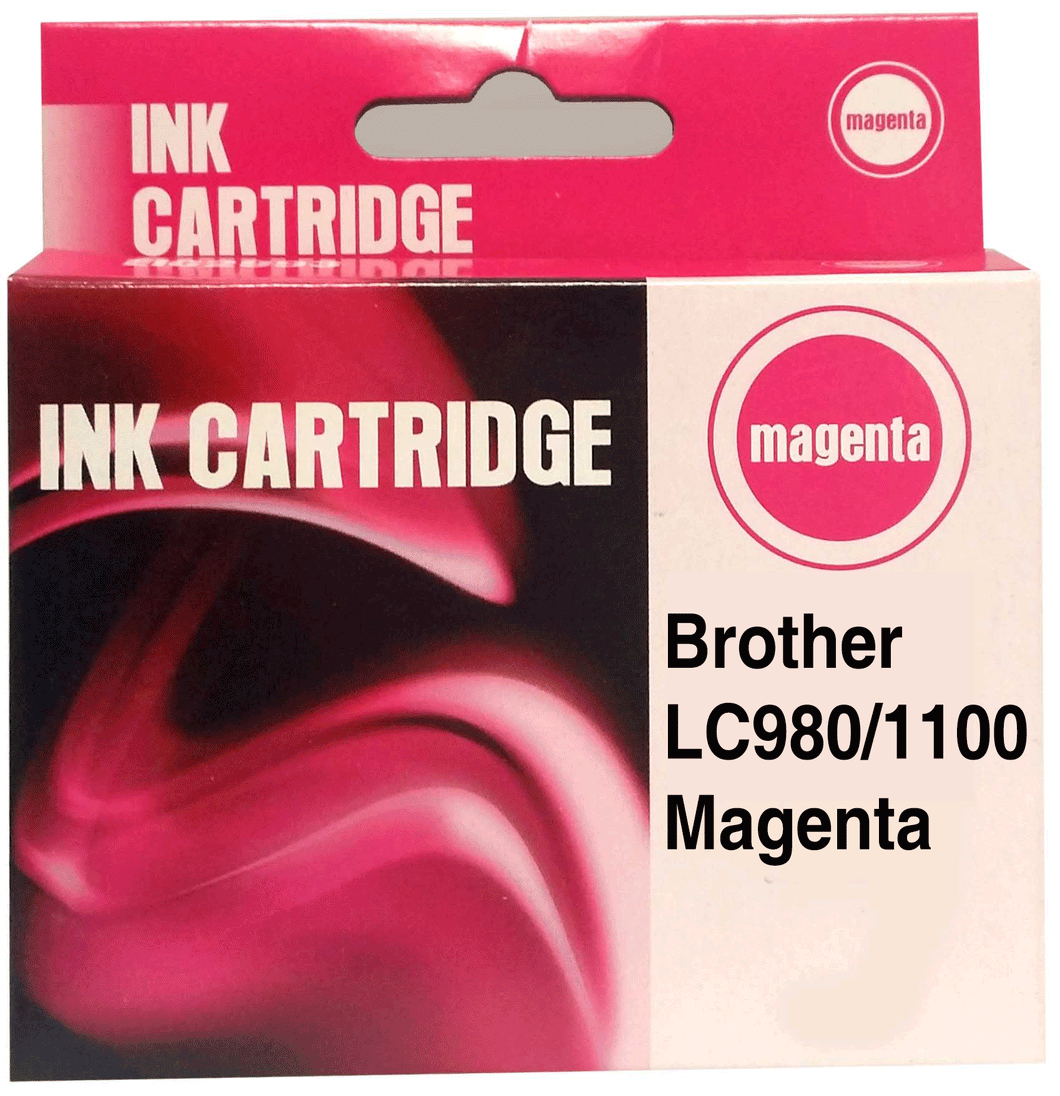 Compatible Brother LC970/1000 Magenta Ink Cartridge