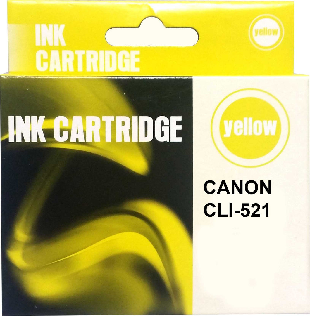 Printerinks4u Compatible Canon CLI-521Y yellow ink cartridge