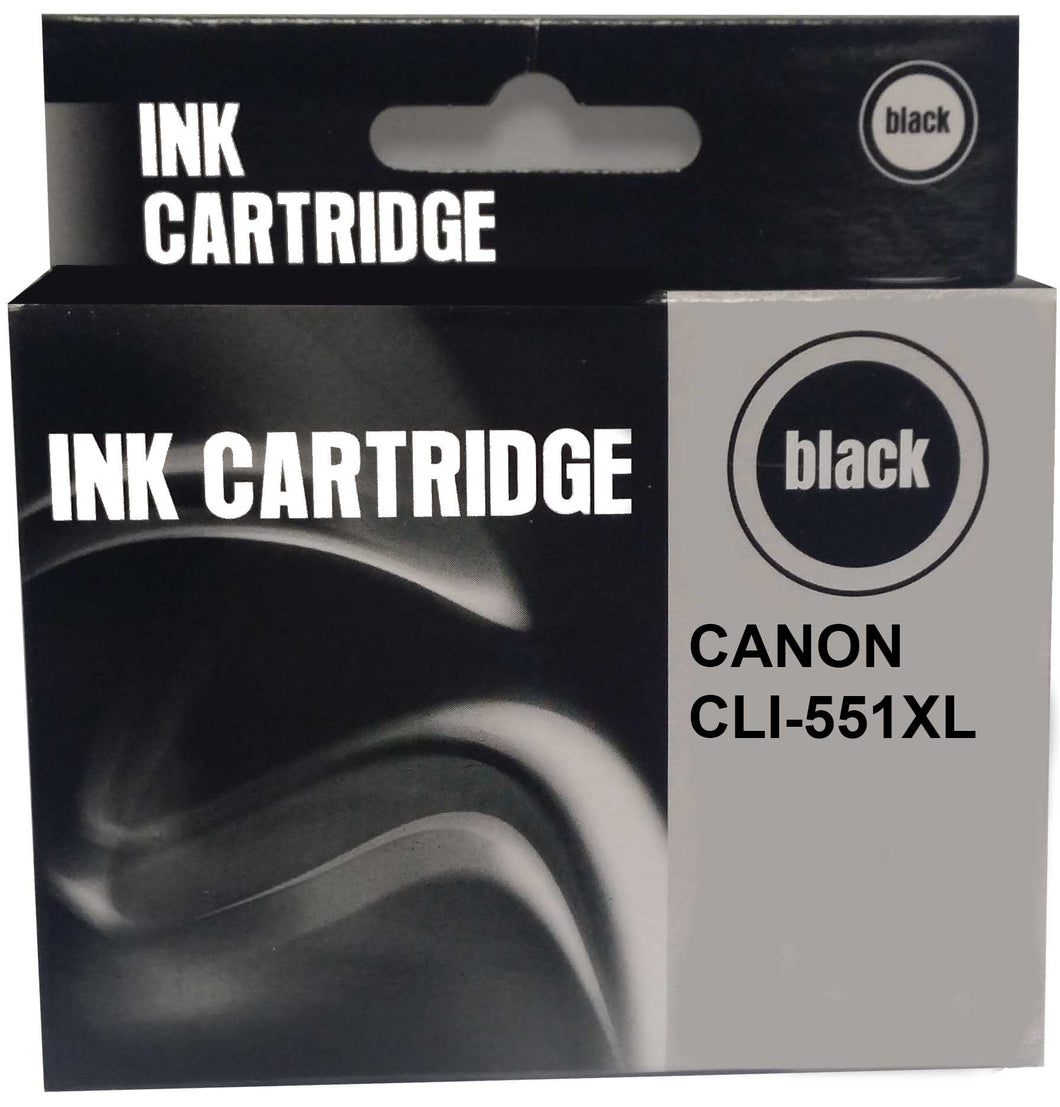 Printerinks4u Compatible Canon CLI-551XLBK Black