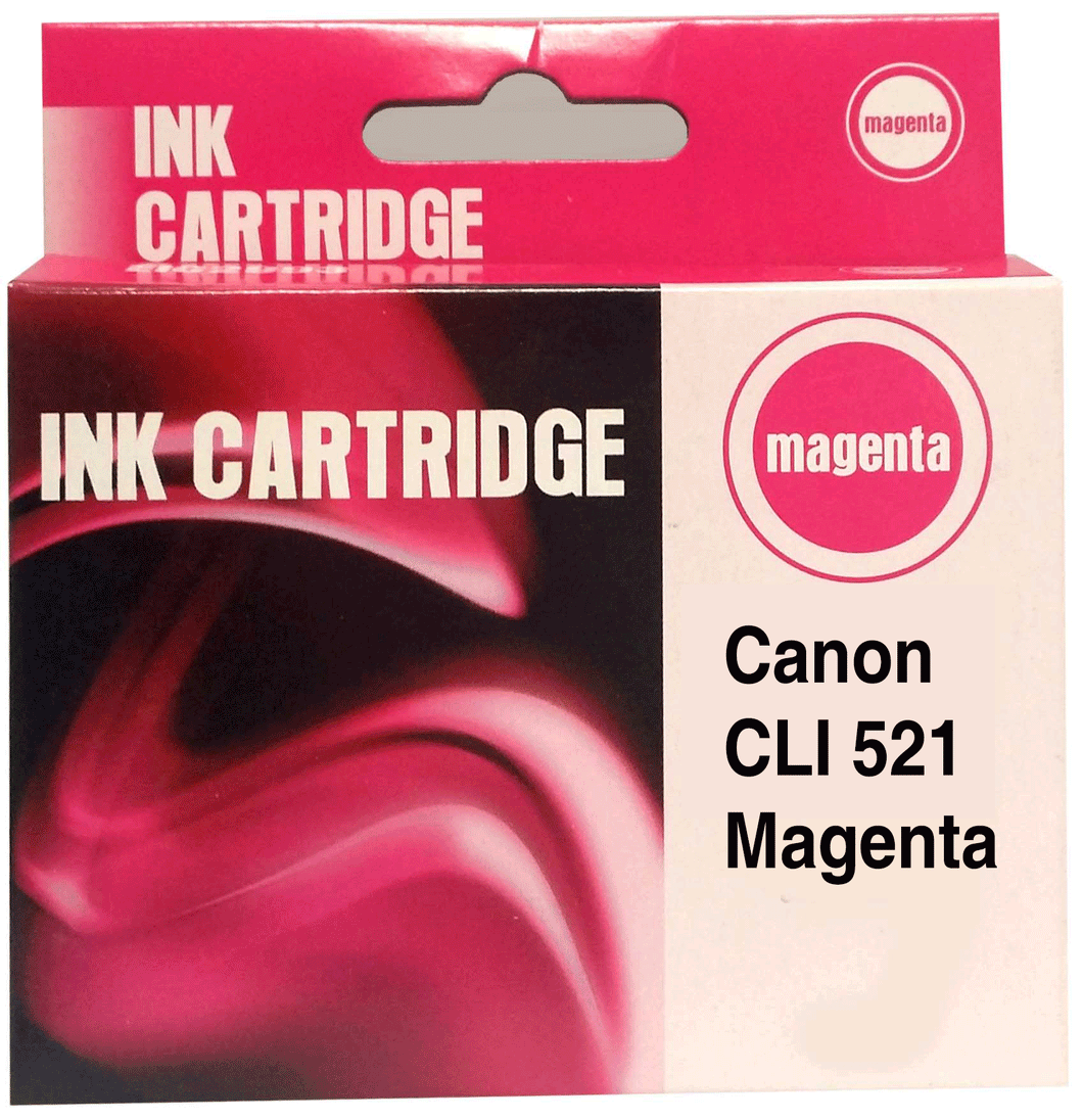 Printerinks4u Compatible Canon CLI-521M Magenta Inkjet Cartridge