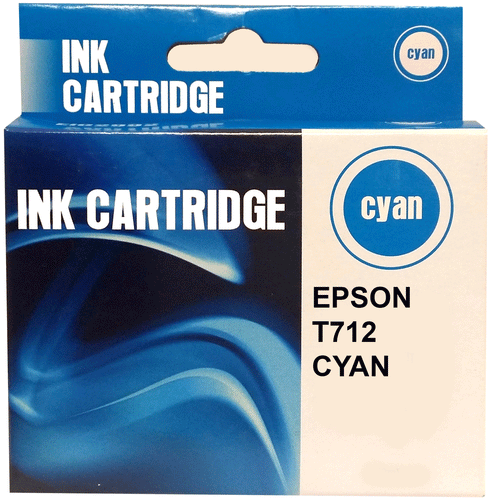 Printerinks4u Compatible Epson Cyan T0712