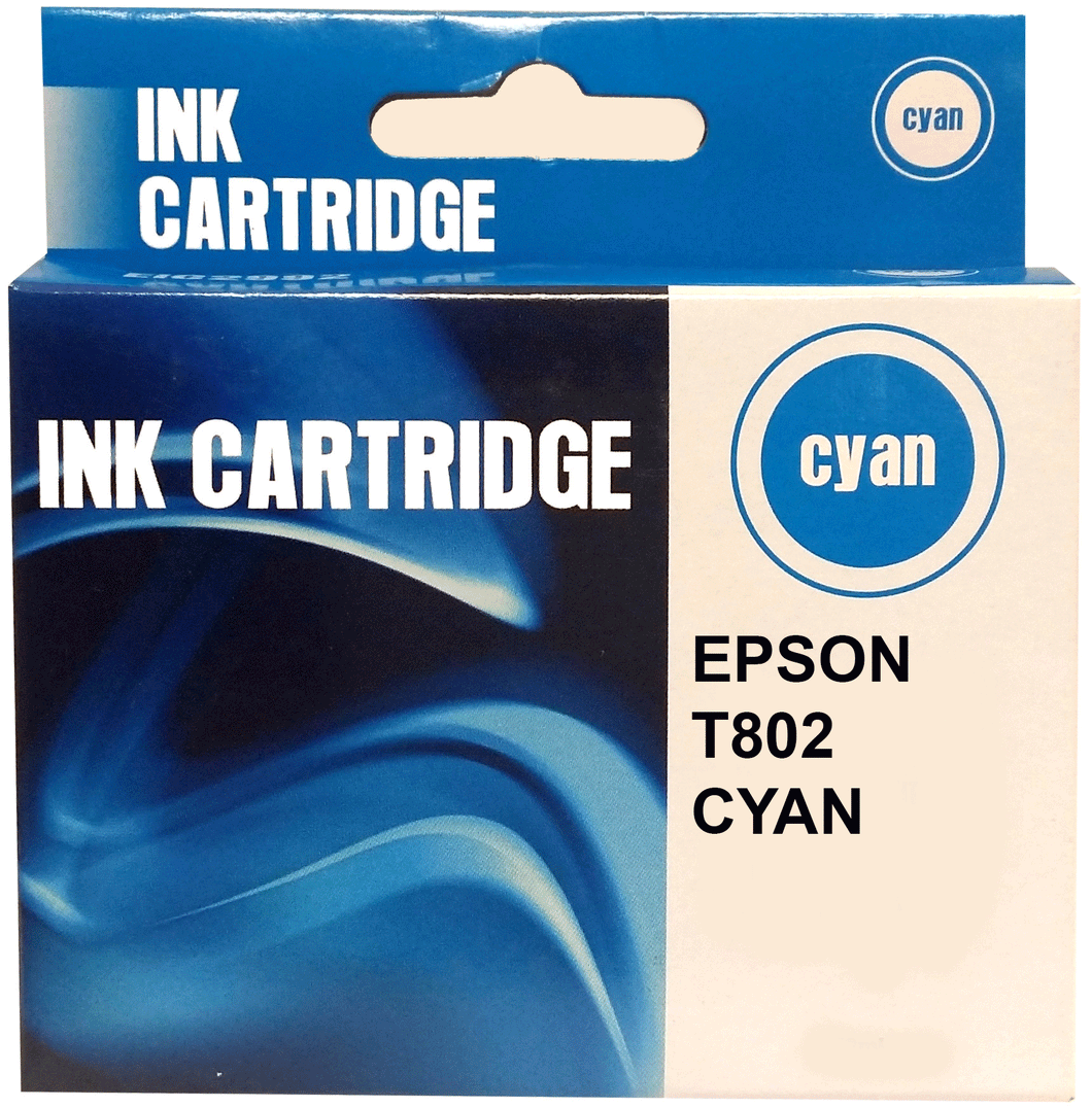Printerinks4u Compatible Epson Cyan T0802