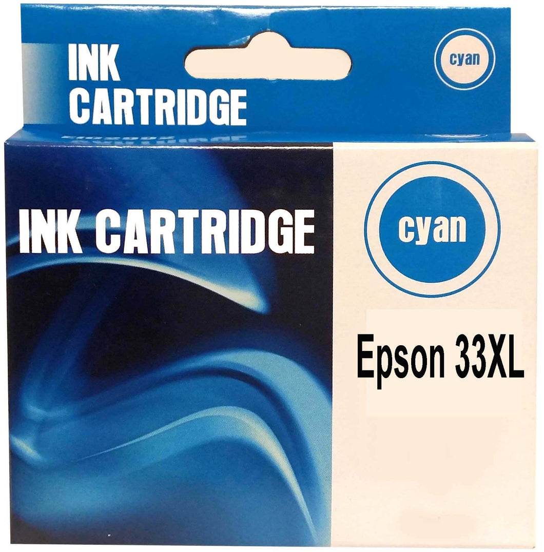 Printerinks4u Compatible Epson Cyan 33XL Inkjet Cartridge T3362