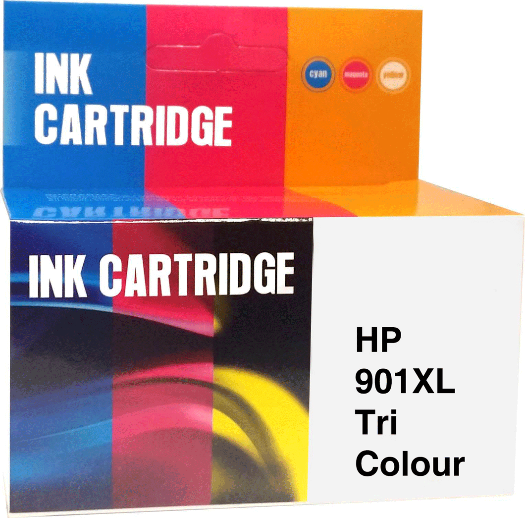 Printerinks4u Compatible HP 901XL Tri-color Inkjet Cartridge