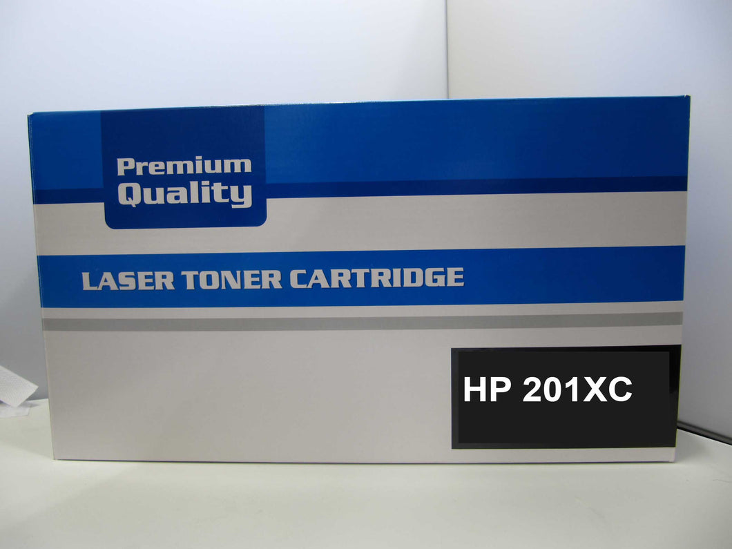 Printerinks4u Compatible HP 201X (CF401X) High Yield Cyan LaserJet Toner Cartridge