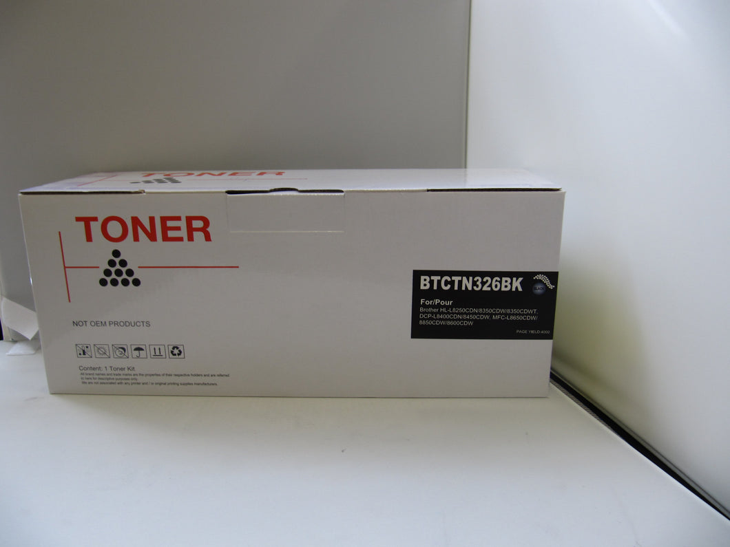 Printerinks4u Compatible Brother TN326BK Black Toner