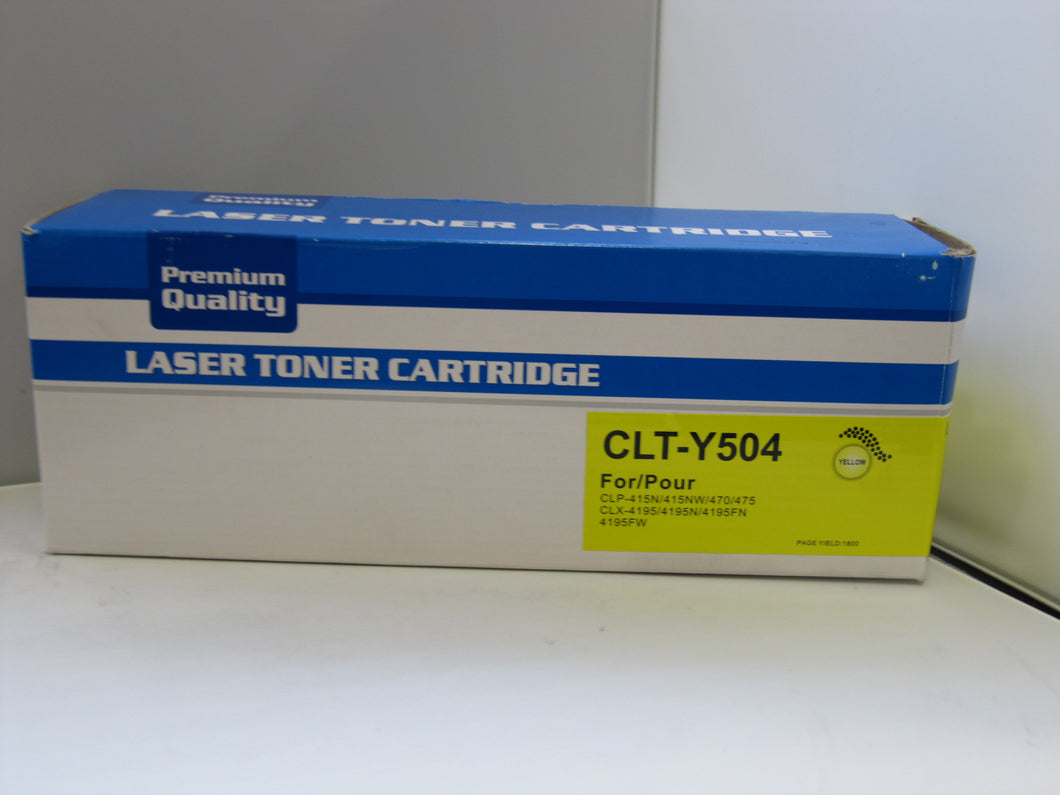 Printerinks4u Compatible Samsung CLT-Y504 Yellow Toner