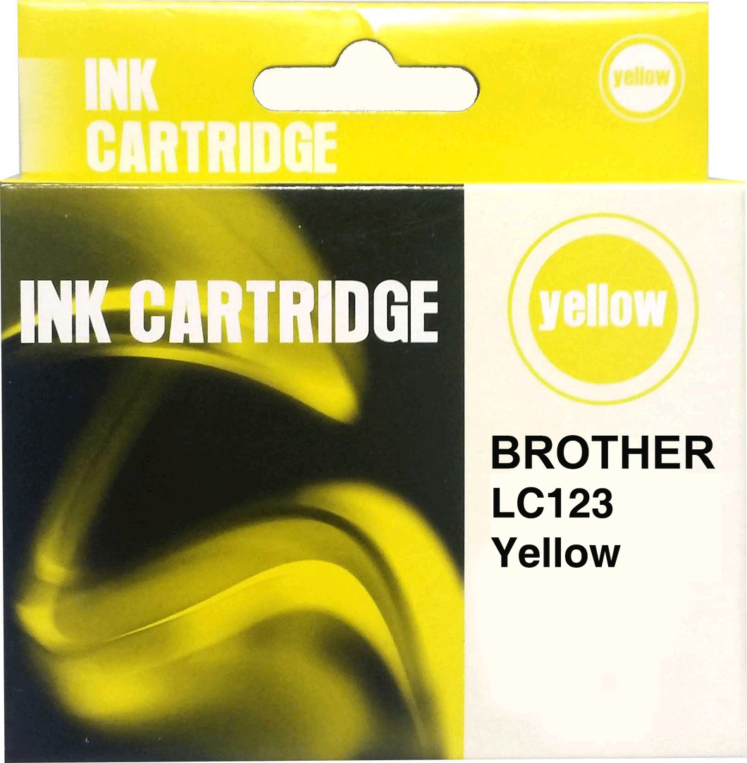 Compatible Brother LC123 Yellow Ink Cartridge