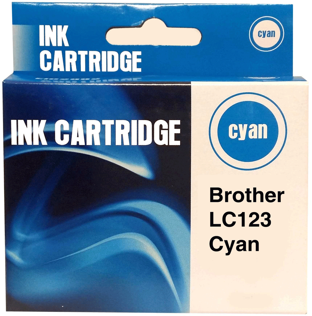 Compatible Brother LC123 Cyan Ink Cartridge
