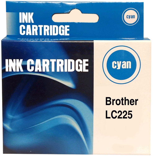 Compatible Brother LC225 Cyan Ink Cartridge